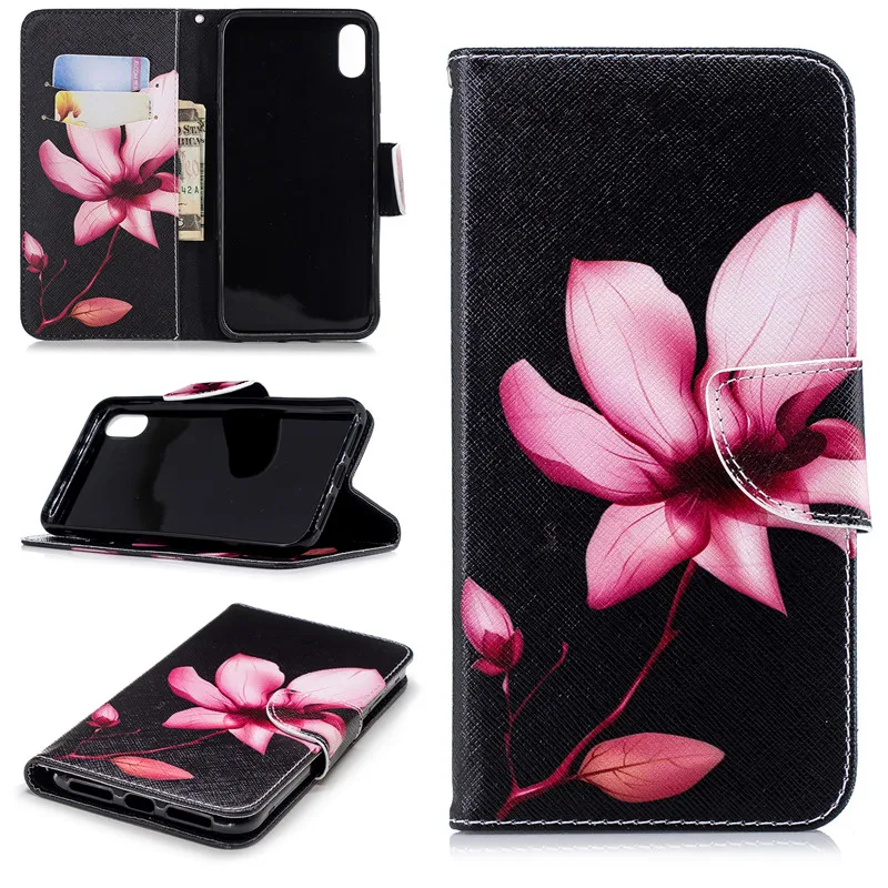 Для iphone XS Max Flower Butterfly Panda Сова шаблон бумажник кожаный чехол-подставка для X Xs Xr