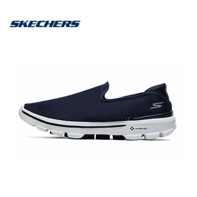 Лоферы Skechers мужские дышащие плоская подошва без застежки Повседневная Удобная