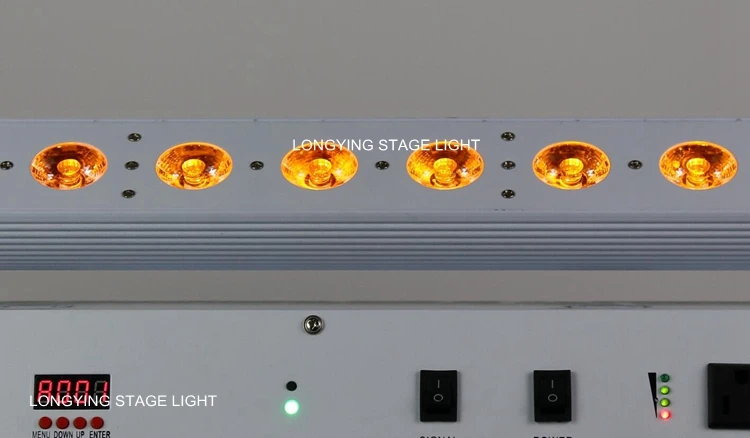 Free Shipping 9x18W 6IN1 RGBWA UV 6in1 Battery Wireless Led Washer Light Bar Line Uplighting DJ Disco DMX Stage Effects | Лампы и