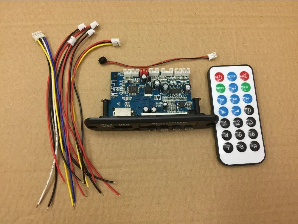 Смарт Электроника USB TF беспроводной Bluetooth WMA APE FLAC WAV декодер плата 12 в