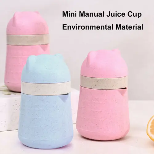 Новая ручная соковыжималка для апельсиновой пшеничной соломы лимона фруктов