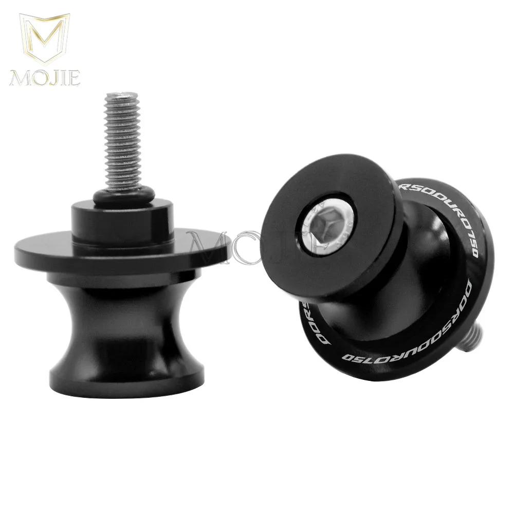 Black 6mm Маятник Слайдеры Катушки 6 мм CNC алюминиевый мотоцикл Задняя Поворотная педаль протектор крышки для Aprilia Dorsoduro 750 2008-2009 - Цвет: Black 6mm