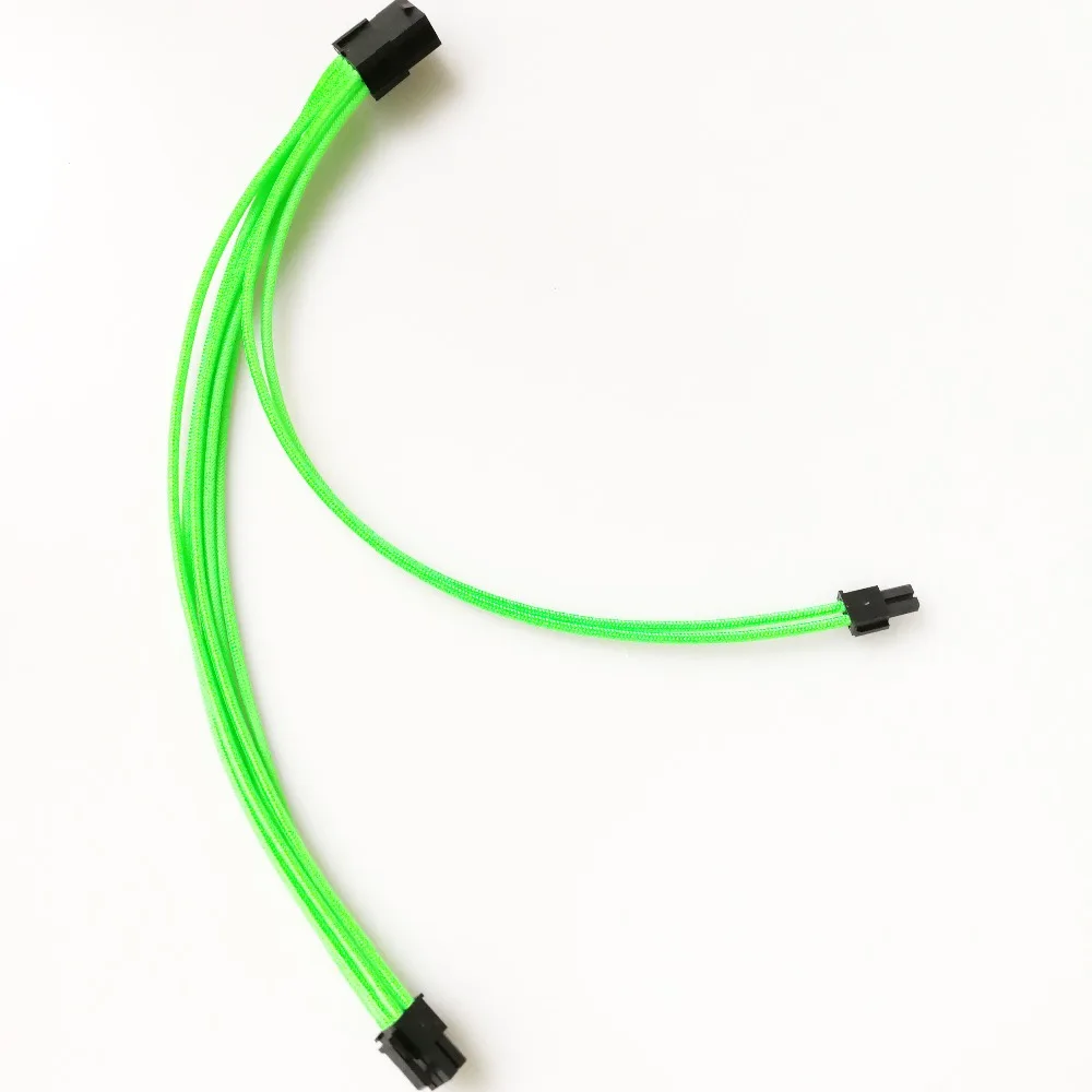 PCI 8Pin(6+ 2) Удлинитель для материнской платы GPU Кабель для водяного охлаждения компьютера черный, красный, белый, синий, фиолетовый, желтый, зеленый