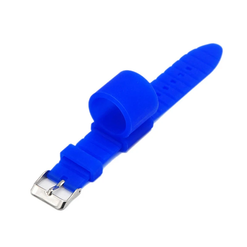 Blue 1 шт. часы стиль силиконовый кальян держатель шланга для кальяна Chicha Narguile шланг аксессуары для курения - Цвет: Blue