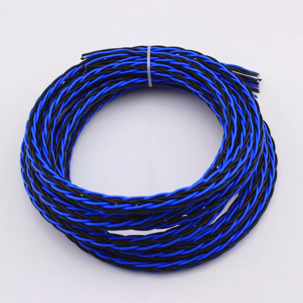 Высококачественный медный провод 8TC PTFE OCC 1 метр для Hi Fi усилителя аудиоколонки 10000