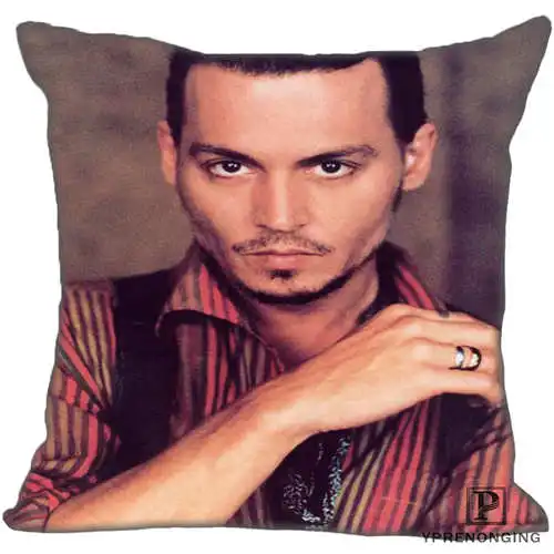 Pillowcase Best Custom Johnny-Depp(1) Наволочка на подушку, спальня домашний квадратный наволочка на молнии(одна сторона)#190404-01-105 - Цвет: Pillowcase