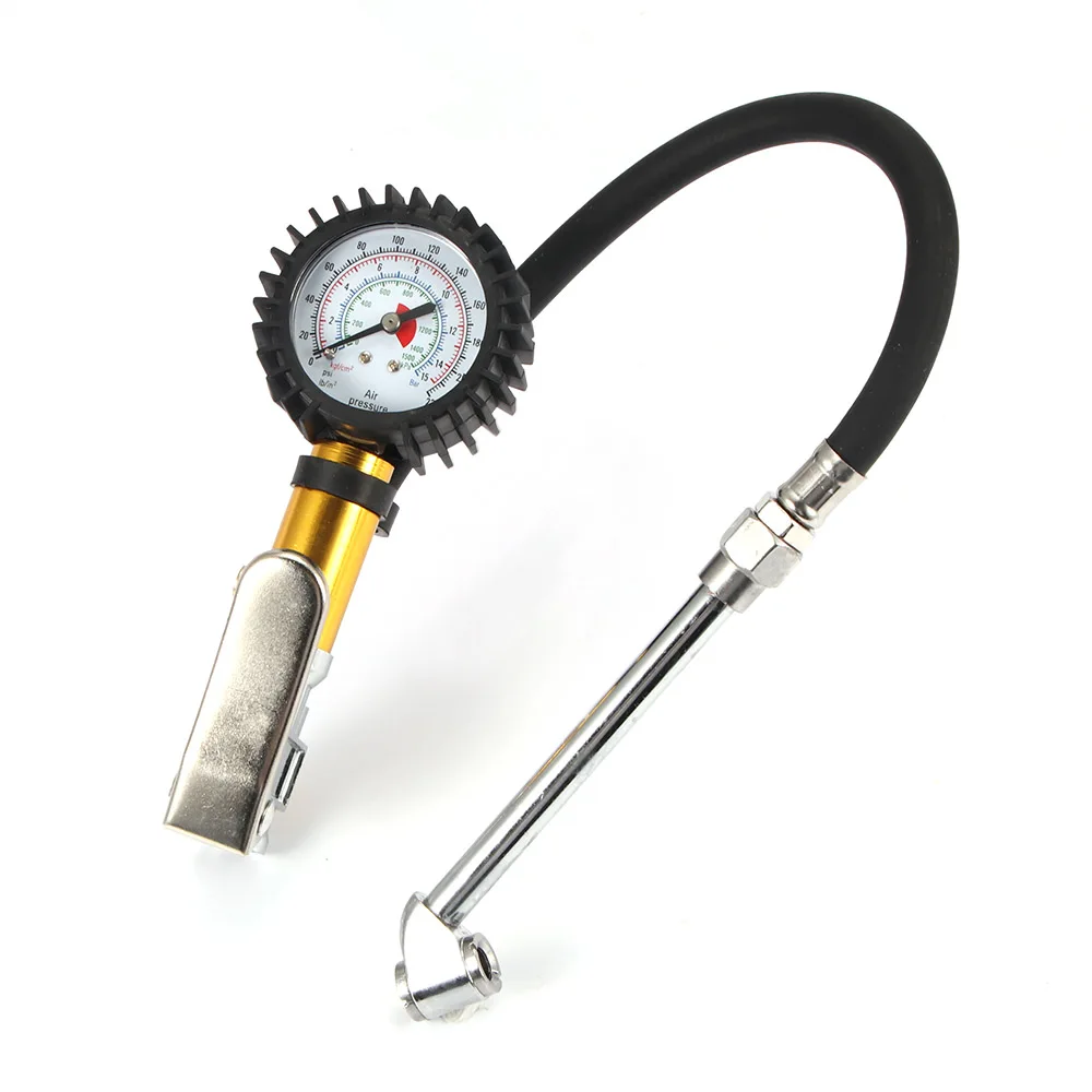 Шины Надувной Воздушный манометр дефлятор тестер 220 PSI воздушный патрон с