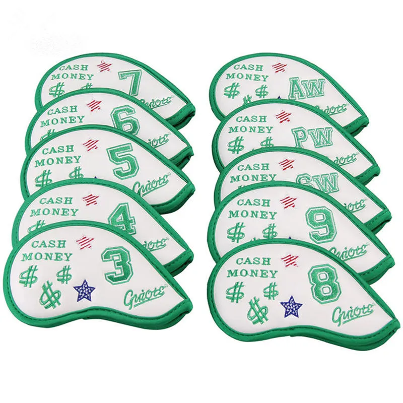 A Lot Of Pro Custom Golf Iron Headcover 3 #-9 # Pw Aw Sw высококачественные Чехлы для гольфа 10 шт./лот