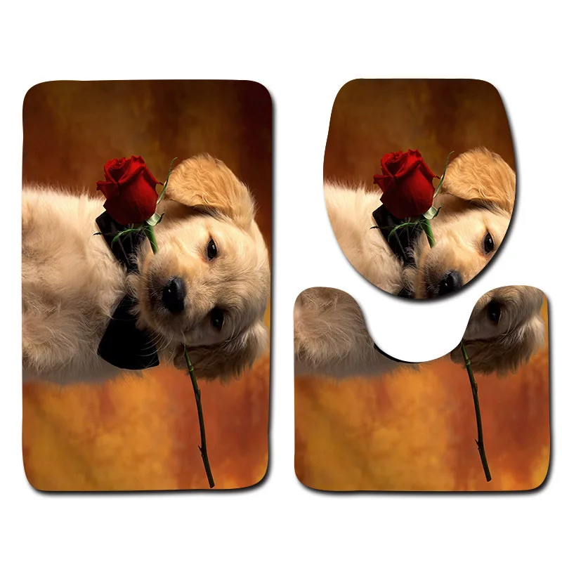 3 шт. Нескользящие коврики для ванной и туалета|Коврики ванной| |