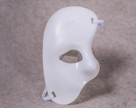 Праздничная Мужская полумаска Марди Гра с принтом фантома оперы Маскарадная