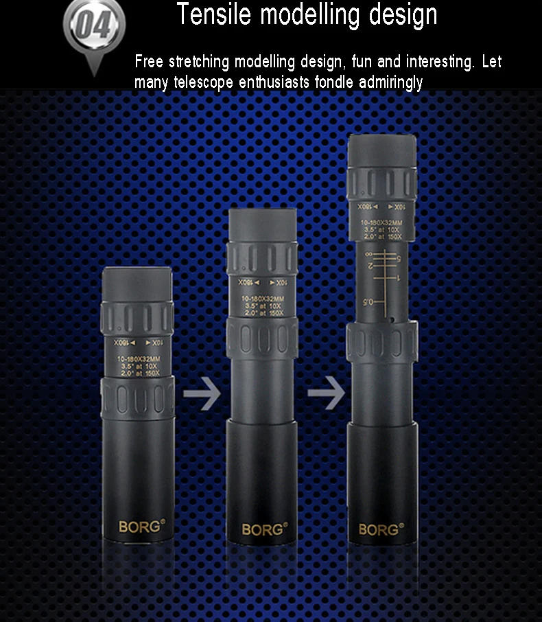 Монокуляр из алюминиевого сплава 1000 раз HD монокулярный для охоты