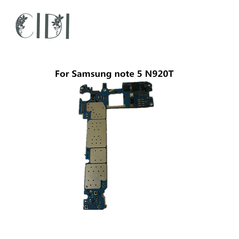 CIDI 32 Гб б/у разблокированная полная рабочая плата для Samsung Galaxy Note 5 N920T материнская