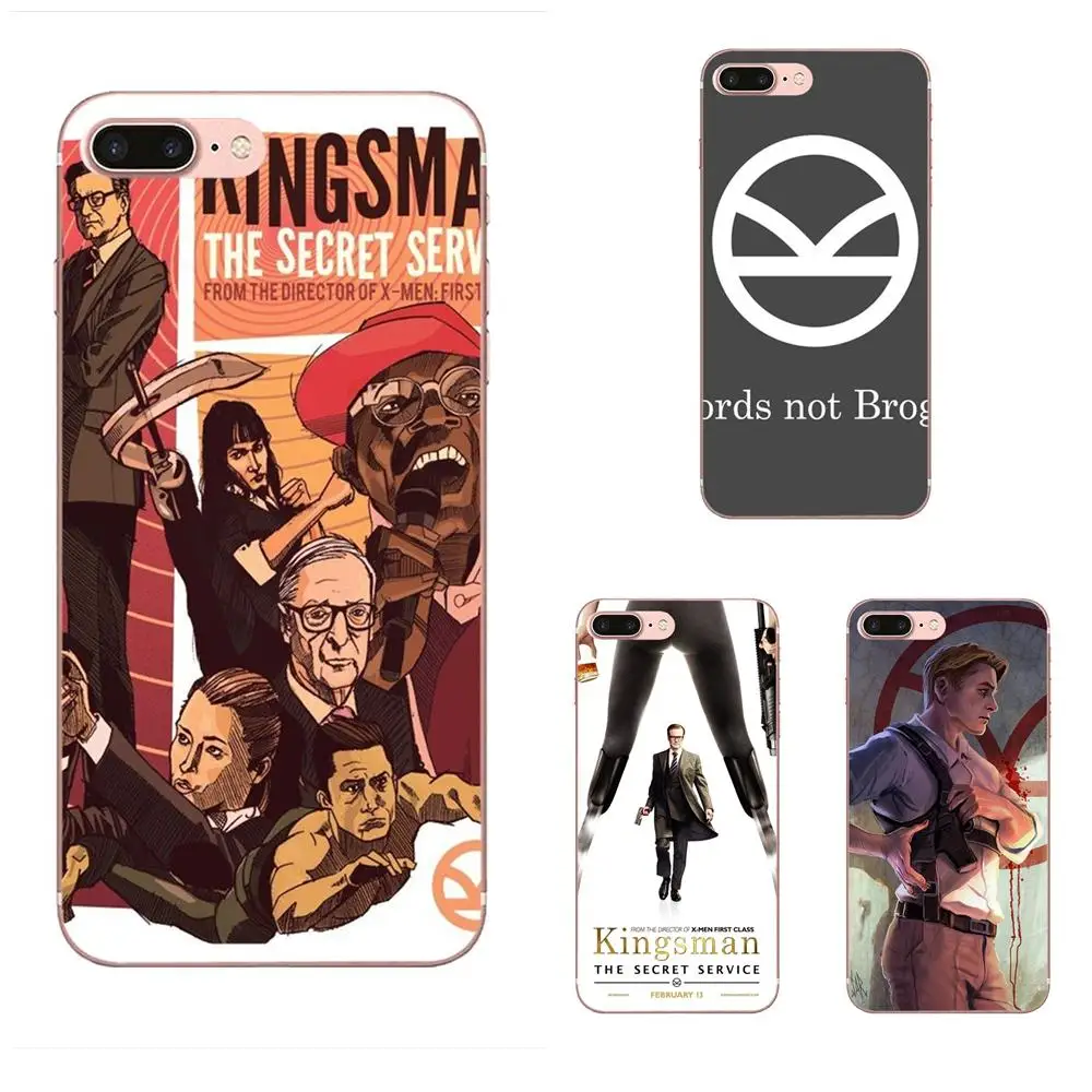 Для Samsung Galaxy Note 5 8 9 S3 S4 S5 S6 S7 S8 S9 S10 mini Edge Plus Lite TPU индивидуальный дизайн Kingsman The Secret