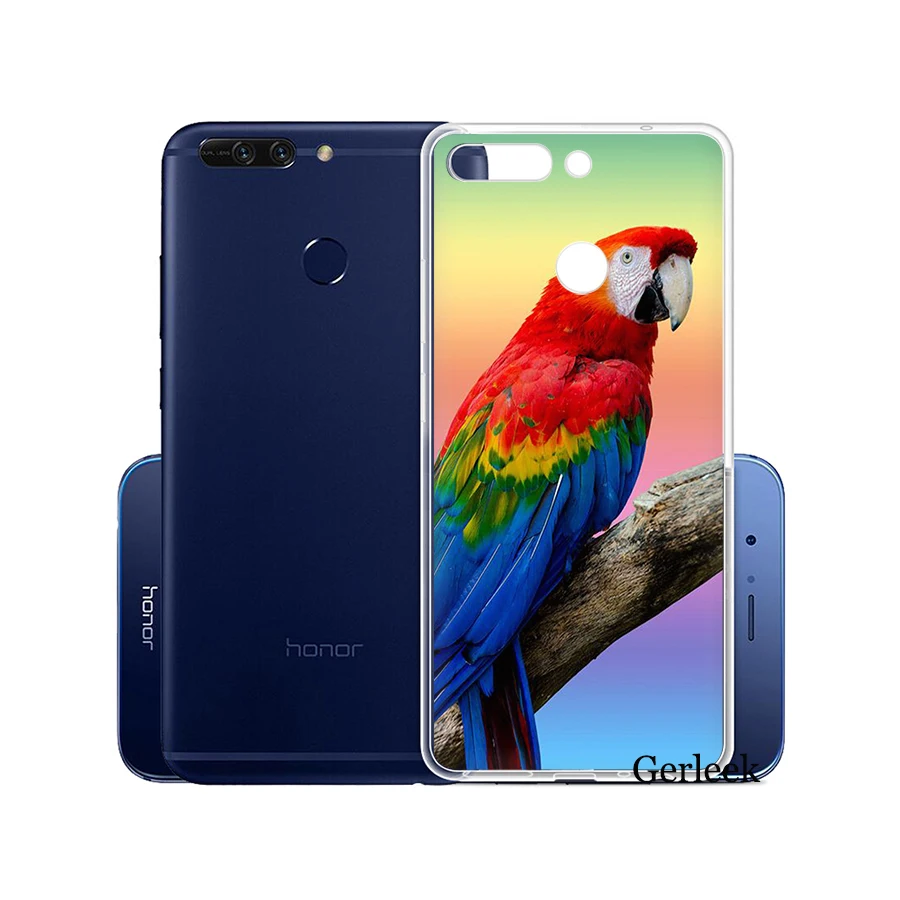 Чехол для телефона с изображением животных птиц и попугаев Huawei Honor 6A 7A 7C 7X 8X 8 9 10 Lite
