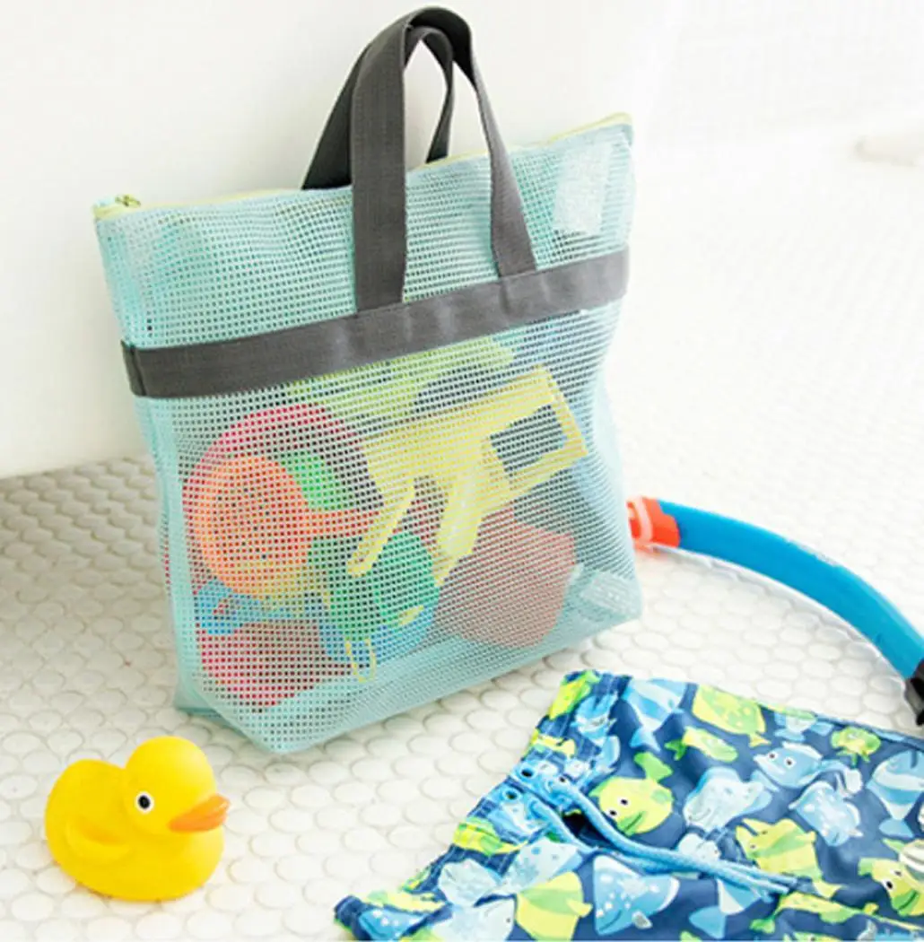 Shower Tote Bag Portable Quick Dry Durable zipper and handles lightweight Toiletry Mesh Net Cosmetic Makeup | Дом и сад