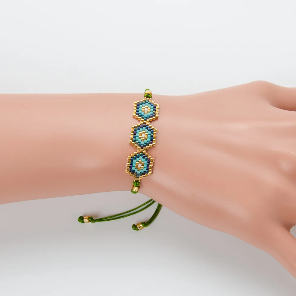 Дропшиппинг браслет со сглаза MIYUKI браслеты дружбы Delicas бисер ручной работы