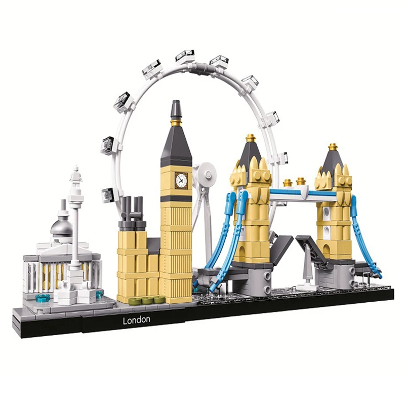 Игрушки BELA 10678 здание достопримечательности Лондонская башня мост Биг-Бен