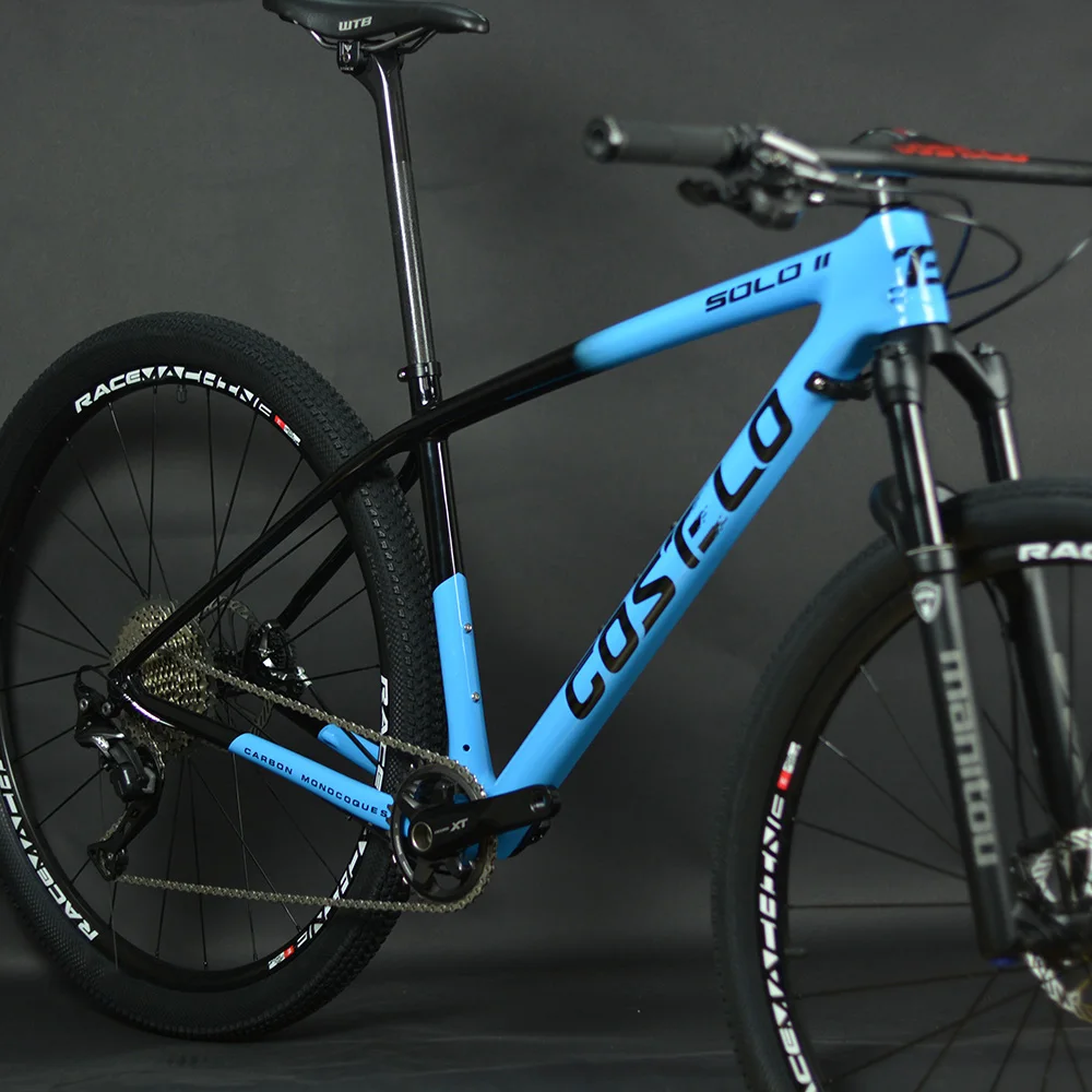 1X11 speed XT Manituo M30 вилка Costelo SOLO 2 горный Mtb велосипед 29er через ось карбоновая рама