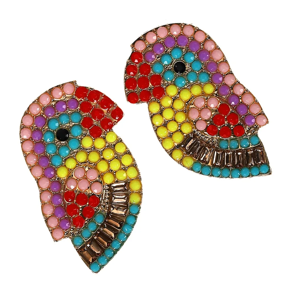 Dvacaman, Boho, новые серьги в виде птиц, длинные висячие серьги для женщин, трендовые уникальные серьги с кисточками из смолы, массивные Свадебные ювелирные изделия