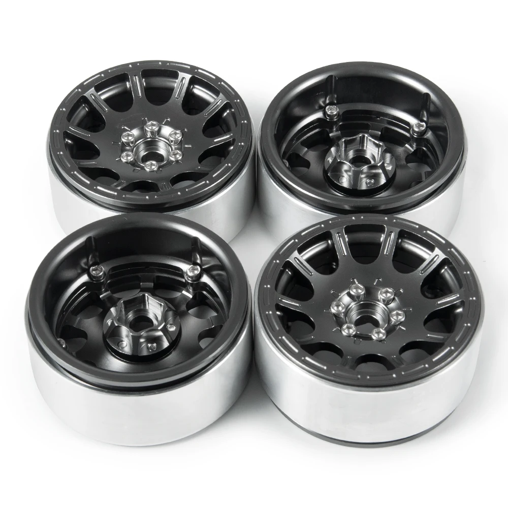 Колесные диски AXSPEED 2 дюйма со стразами #25 цвет Тида для Axial Wraith 90018 1/10