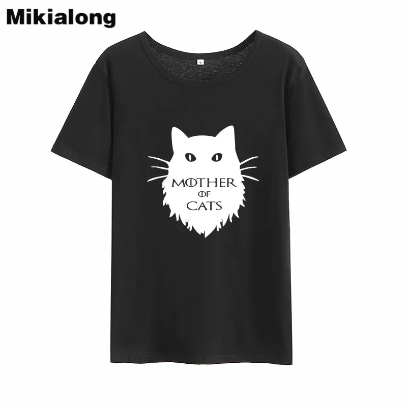 Футболка Mikialong Женская хлопковая с коротким рукавом топ графическим рисунком