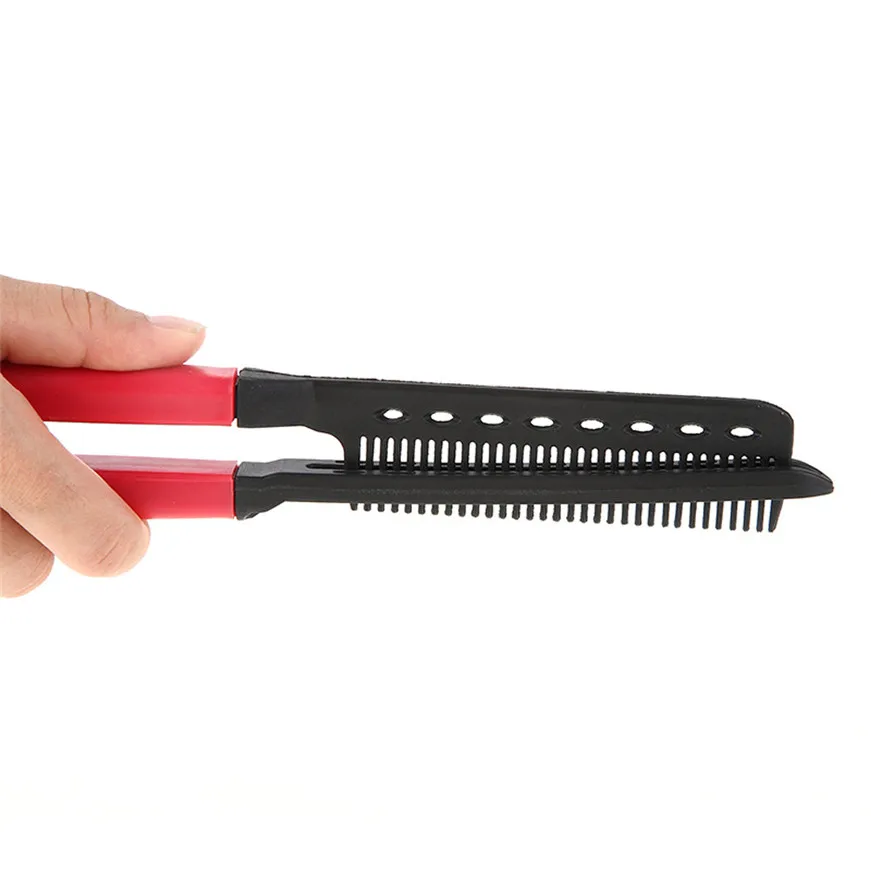 Расческа Складная для выпрямления волос 2017|straightener hair comb|v combhair comb |