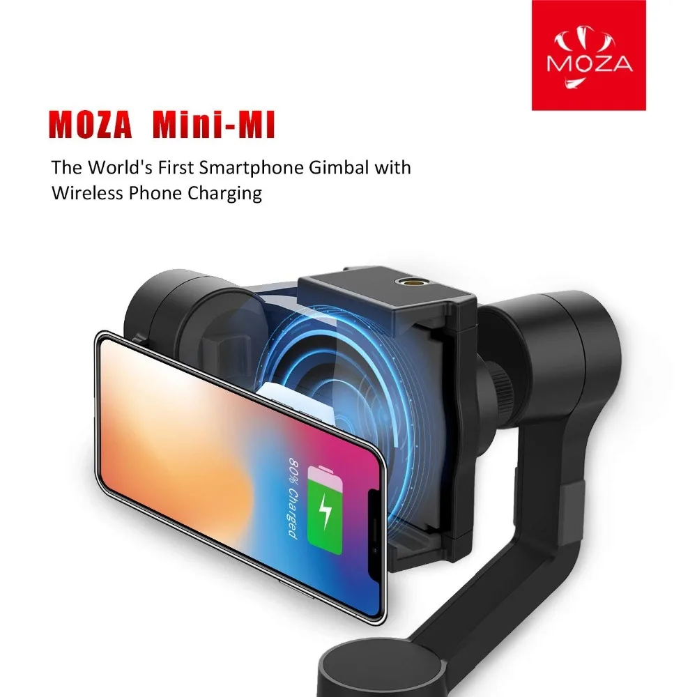 MOZA MINI MI 3 осевой Ручной Стабилизатор Gimbal для смартфона iPhone X 8 Plus 7 Samsung S9 S8 S7 с