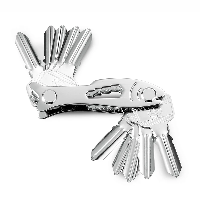 Роскошный умный держатель для ключей многофункциональный металлический брелок