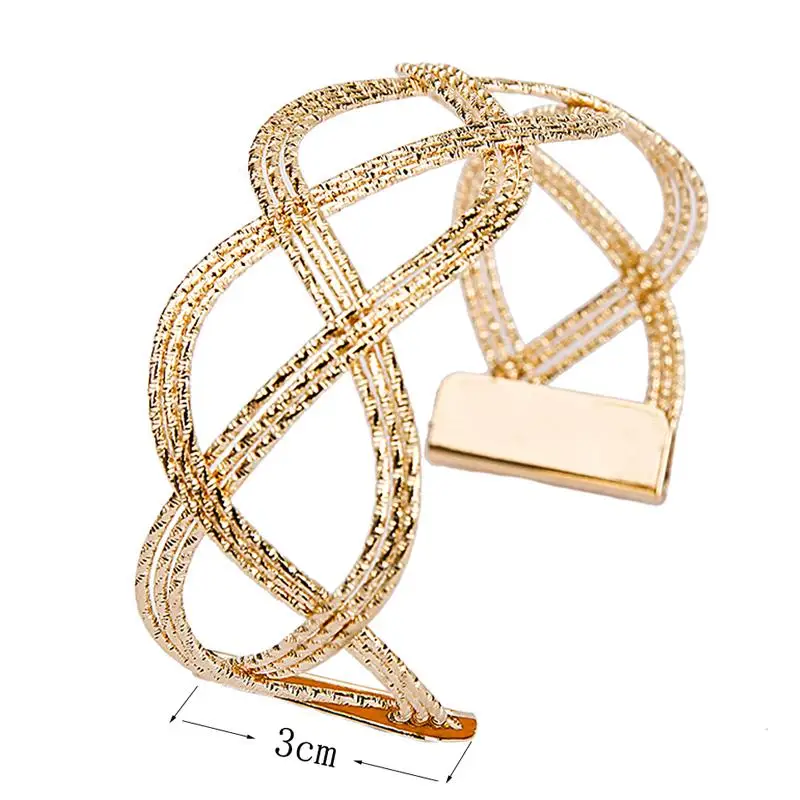 Популярный женский крупный металлический браслет в стиле панк Женские Ювелирные