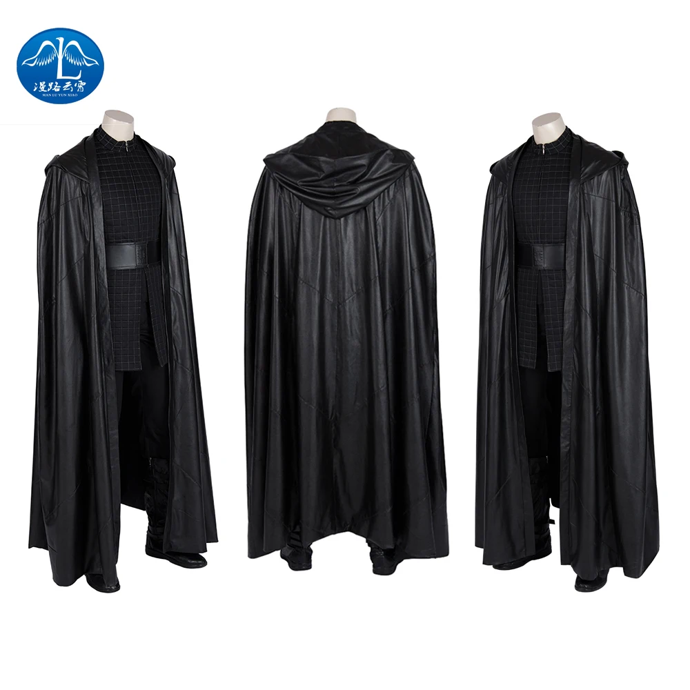 Manluyunxiao Star Wars 9 The Rise of Skywalker Kylo Ren Cosplay Costume Adult Men Movie Superhero Halloween Fullset Custome Made