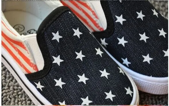 free ship fashion star stripe patchwork fits 1-4 years kids baby girls children shoes first walkers | Детская одежда и обувь