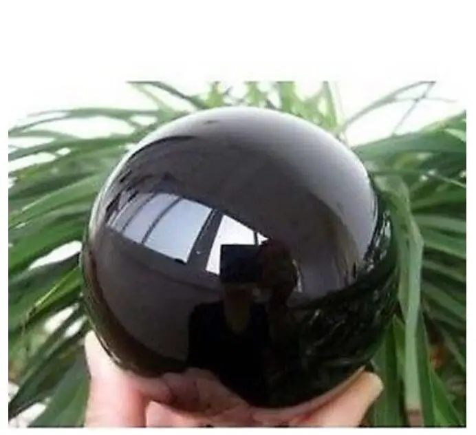 

NEW!! NATURAL OBSIDIAN POLISHED CRYSTAL SPHERE BALL 60MM+Stand