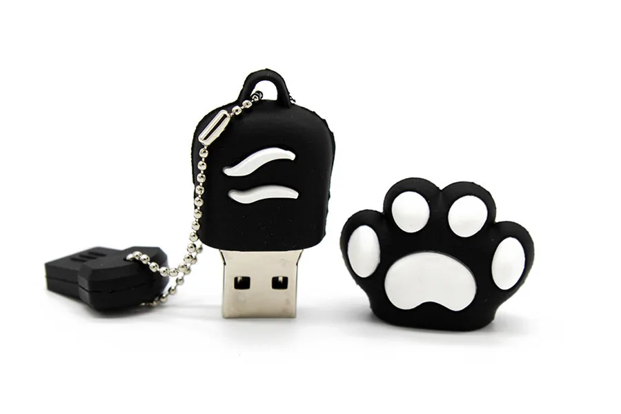 TEXT ME 64GB мультфильм М Кот коготь usb флеш-накопитель usb 2,0 4GB 8GB 16GB 32GB флешка, подарок usb
