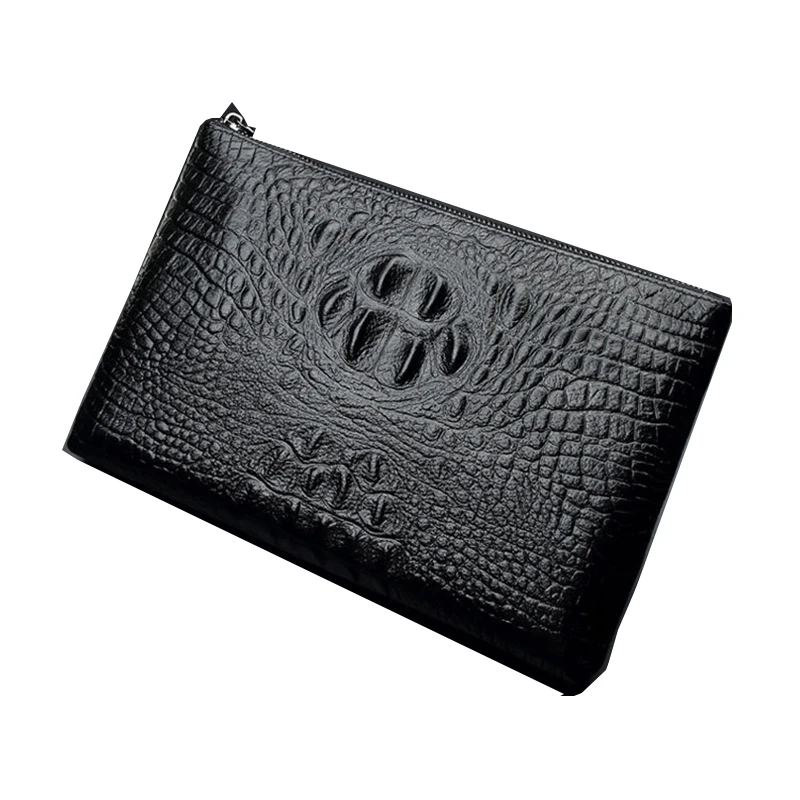 Мужская сумка клатч с крокодиловым узором Мужской Конверт мужской портфель