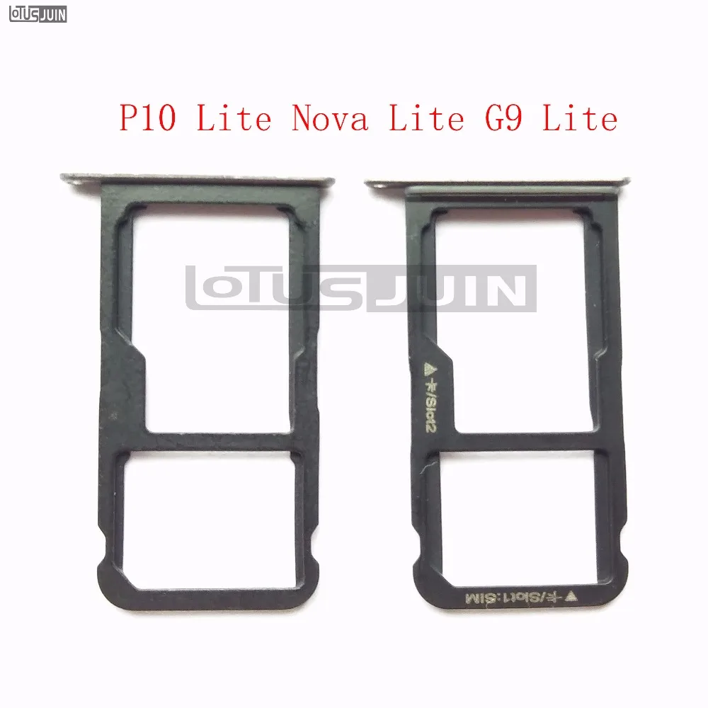 

10 шт., лоток для карт Micro SD Huawei P10 Lite/Nova Lite/G9 Lite