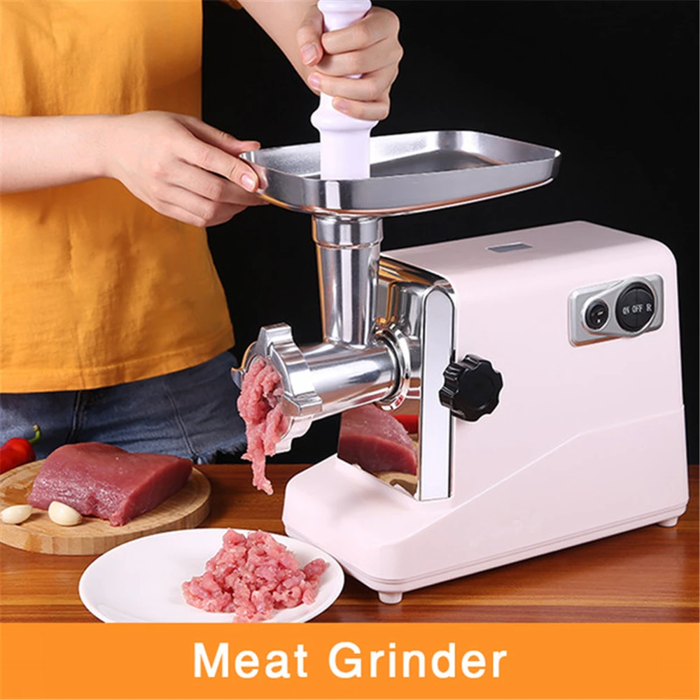 Электрическая мясорубка 800 Вт высокой мощности из нержавеющей стали красочная