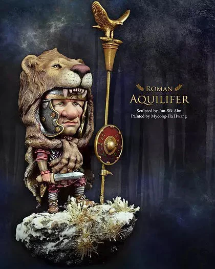 54 мм SD Q Edition Rome Guard Resin Soldier + терраса NP-003 | Игрушки и хобби