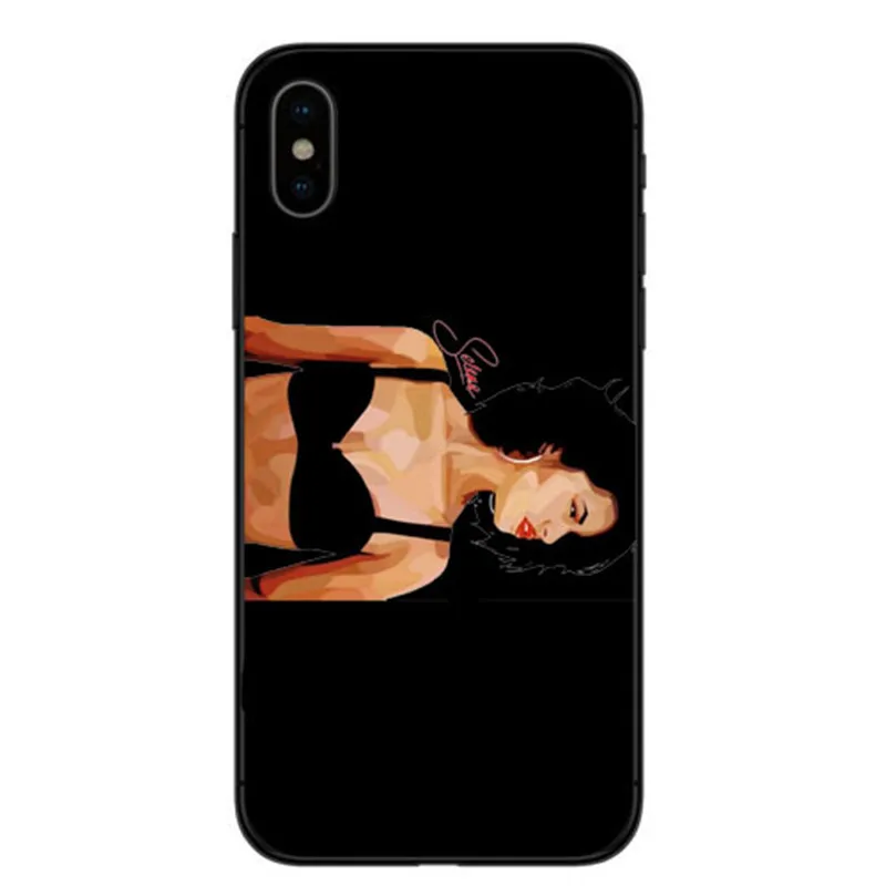 TPU Топ латинский художник '90s Selena quintanilla Cliente Alta Qualidade чехол для телефона для iPhone 5 8 7 6 Plus 5 XR X XS MAX Coque - Цвет: TPU