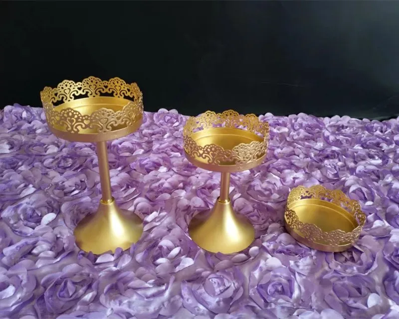 3pcs Инструмент для выпечки торта, декоративные кристаллы, Свадебная подставка для торта, сковорода для кекса, фруктов, витрина, буфет, вечерние сервировка десерта, подставки - Цвет: 3pcs
