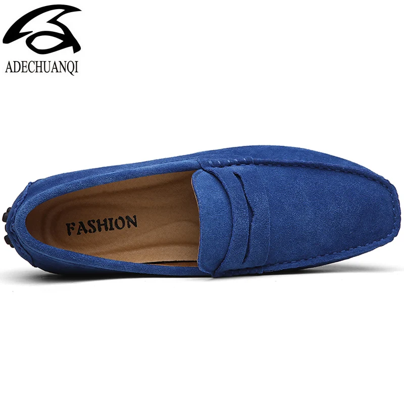 Loafers Casual Shoes peas shoes Spring and summer new men Pure hand sewing Men's moccasin Light flat | Обувь