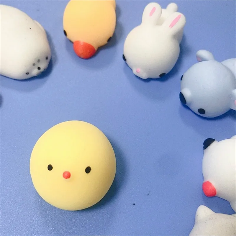 Мини Изменение цвета милый кот Антистресс мяч сжимает Mochi поднимающийся Abreact мягкий липкий снятие стресса забавная Подарочная игрушка