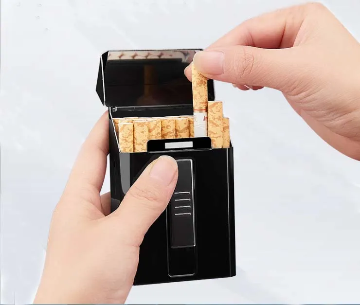 

USB cigarette lighter for 20 cigarettes pack