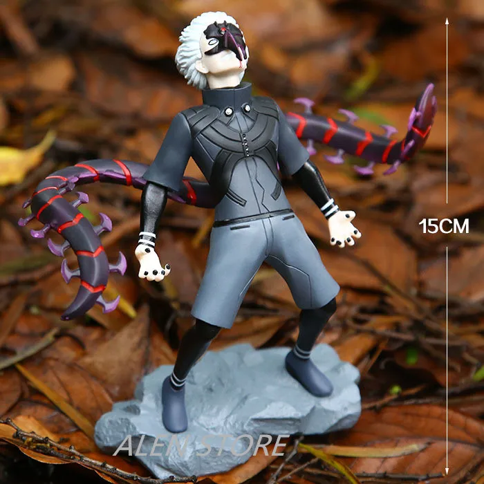 Новинка; Лидер продаж; 15 см; Токийский Гуль; Kaneki Ken; поколение темных Цзинь; Muyan; фигурка; Коллекция игрушек; Рождественский подарок; кукла