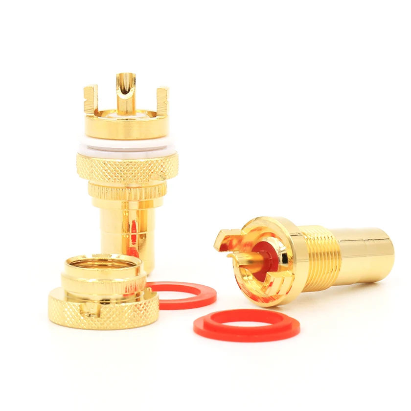 805 2 5 F Высокопроизводительные разъемы RCA 4 шт.|socket|socket 8socket rca |