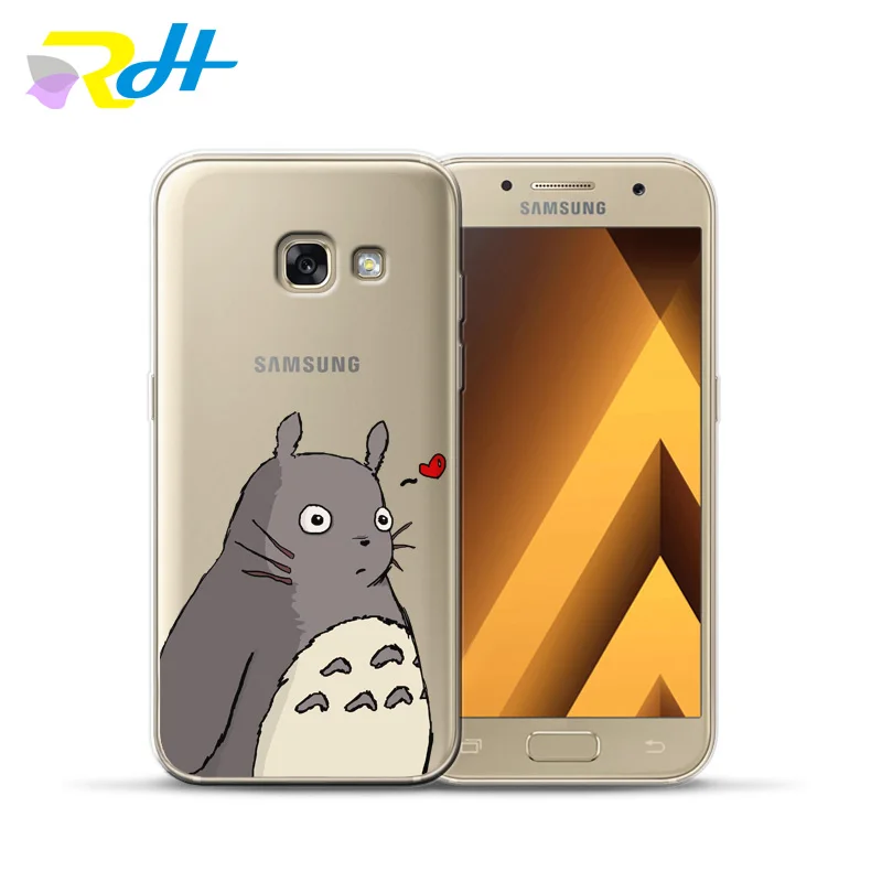 Мягкий чехол из ТПУ для samsung Galaxy A7, чехол Etui Cute Totoro для samsung Galaxy A10 20 30 40 50 70 A6 A8 Plus чехол - Цвет: 4
