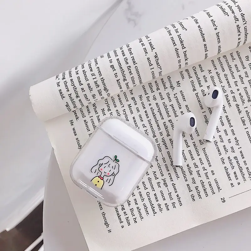 Милый мультфильм Bluetooth беспроводные наушники чехол для AirPods защитный Аксессуары