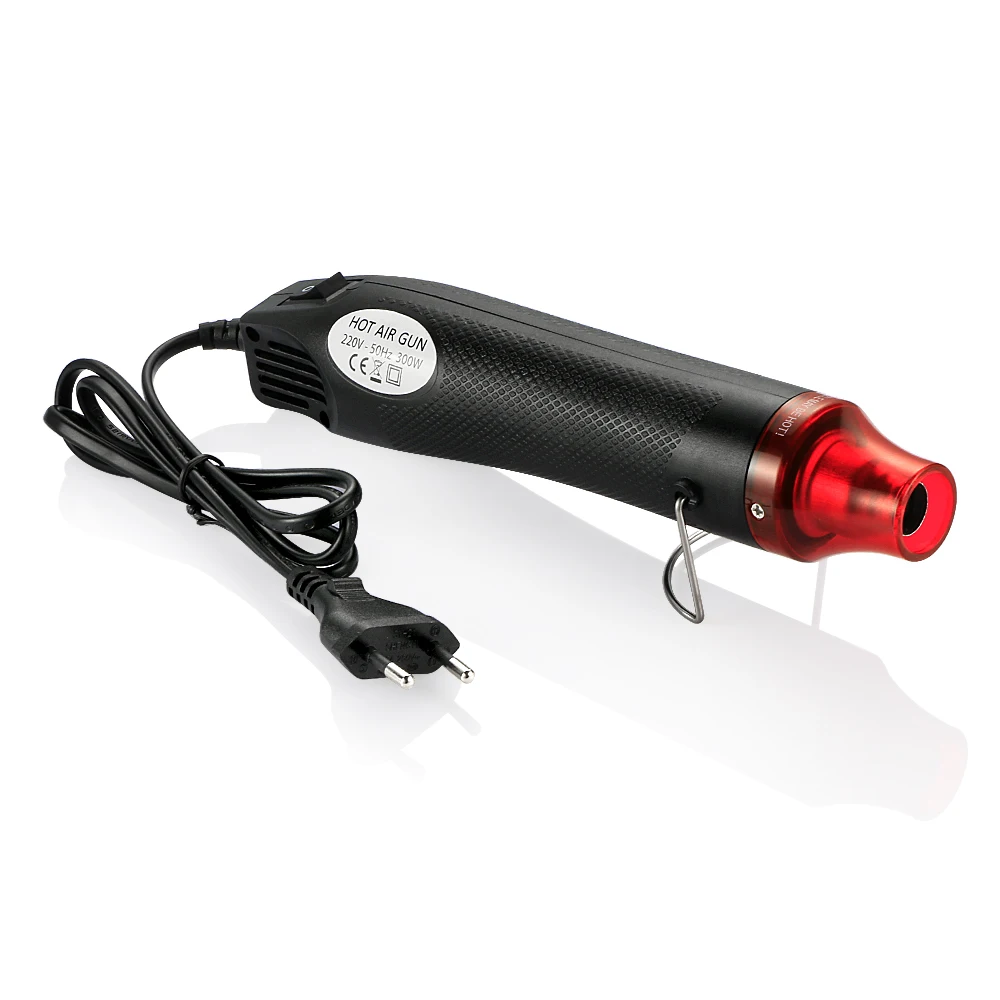 3 шт./компл. 220V 300W электрический горячий воздух Тепловая пушка EU Plug+ Автомобильный скребок+ виниловый Ножи Авто виниловой оберточной пленки инструменты