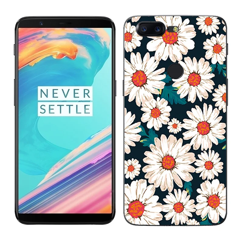 Чехол для Oneplus 5T с модным принтом чехол телефона из мягкого силикона 6 01 &quotдля