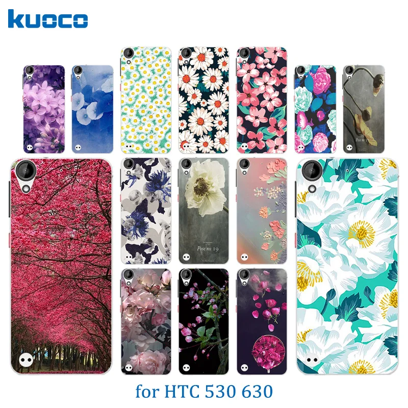 Новый Идеальный дизайн задняя крышка с цветущим узором для HTC Desire 530/Desire 630 чехол