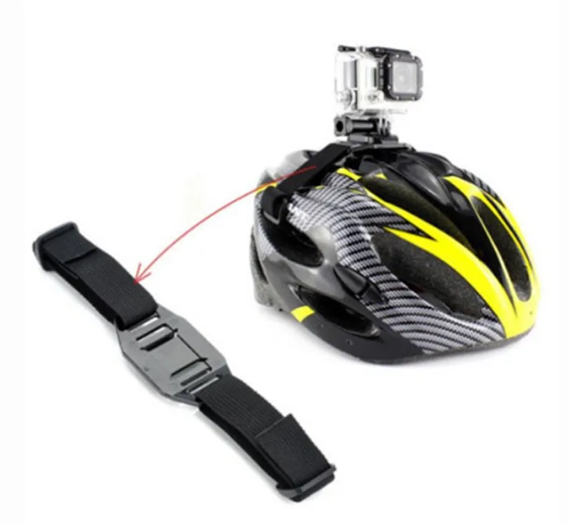 Для GoPro Аксессуар Глава адаптер ремень для Go Pro держатель шлем Hero 6 5 4 3 + Xiaomi Yi